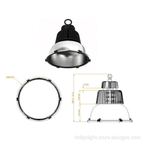 k2 Series 100W industrial high bay light led high bays